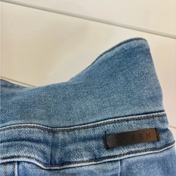 RISEN Looking For Answers High Rise Tie-Belt Risen Skinny Jeans - Picture 4 of 5